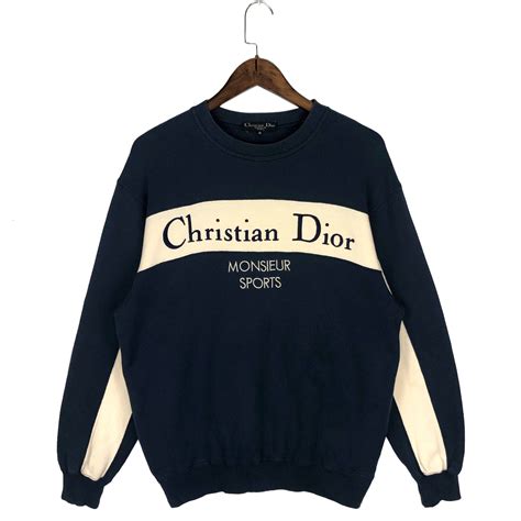 vintage christian dior sweatshirt|christian dior sweatshirt women.